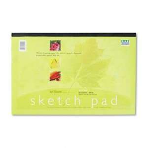  Sketch Pads   18 x 12, White, 50 Sheets/Pad(sold in packs 