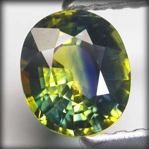   100% NATURAL UNHEATED OVAL BI COLOR YELLOW BLUE SAPPHIRE FREE COMBINE
