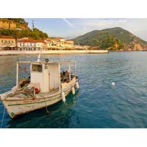  Small Fishing Boat in the Harbor of Parga, Mainland Greece 