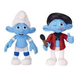   Figure Pack Wave #2 Panicky Smurf And Painter Smurf Toys & Games