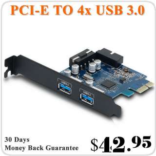   TO 2x USB 3.0 External Port + 1x 20PIN Expansion Card USB HUB  