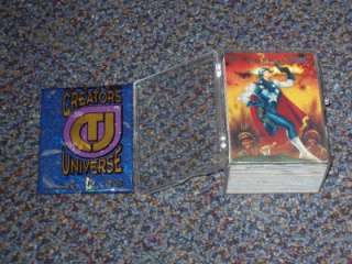 the creators universe 1993 trading cards full set  
