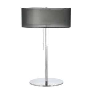   PC BK Melissa 2 Light Table Lamp in Polished Chrome