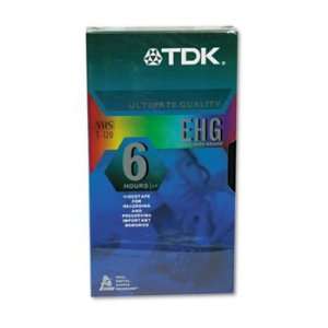  TDK 30120   High Grade VHS Videotape Cassette, 6 Hours 