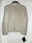 Terry Lewis Taupe Leather Jacket Size Small NWT   100% 