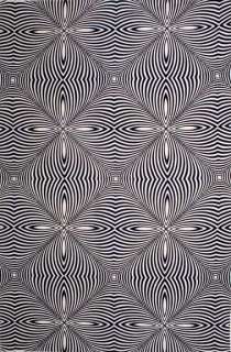 Zen Zebra Optical Illusion Tapestry