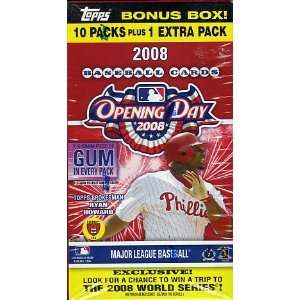  2008 Topps Opening Day MLB Factory Sealed Retail Box 