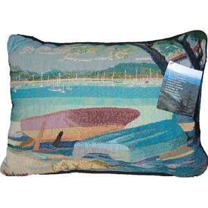   Tropical Beach Scene   Home Decor   Tapestry Rectangle Toss Pillow