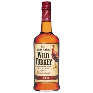  Wild Turkey 101Prf Bourbon 750ml Grocery & Gourmet Food