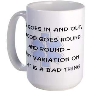  EMS Words of Wisdom Nurse Large Mug by  